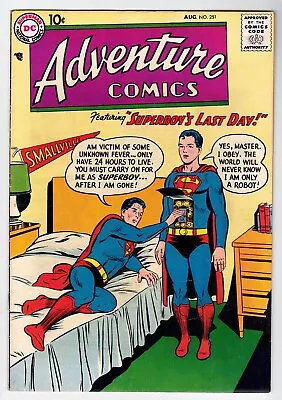 Buy Adventure Comics #251 6.5 1958 Off-white Pages Greg Eide Collection • 108.73£