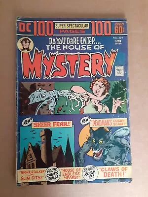 Buy House Of Mystery # 224 Wrightson Art. DC Horror Comic G/VG 1974 100 Page Special • 10.99£