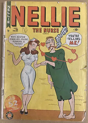 Buy Nellie The Nurse #22 1950 Timely Comics 🔥Very Hot And Uber Rare Golden Age 🔥 • 99.99£