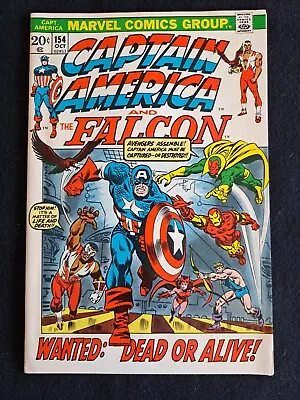 Buy Captain America 154 Marvel Comics 1972 1st Appearance Jack Monroe Nomad • 14.19£