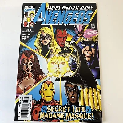 Buy Marvel Avengers : Vol 3, Issue 32 Earths Mightiest Heros. Busiek Perez Sept 2000 • 4.99£