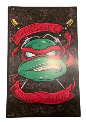 Buy Teenage Mutant Ninja Turtles Poster Raphael Cool But Rude Christopher Ott 11x17 • 37.94£