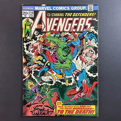 Buy Avengers 118 SIGNED Steve Englehart Bronze Age Marvel 1973 Defenders Hulk Comic • 78.80£