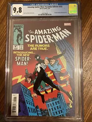 Buy AMAZING SPIDER-MAN #252 FACSIMILE EDITION - CGC 9.8 (Marvel Comics 2024) • 29.99£