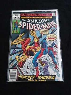 Buy Amazing Spider-Man 182 - July 1978 - Rocket Racer's Back In Town! • 16£