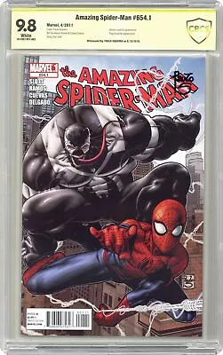Buy Amazing Spider-Man #654.1 CBCS 9.8 SS Siqueira 2011 19-20C19F2-002 • 143.22£