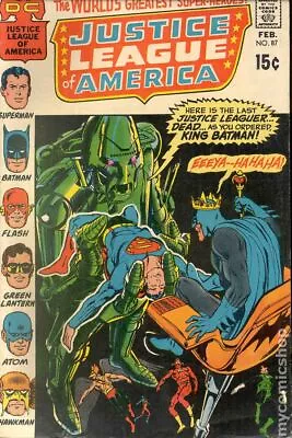 Buy Justice League Of America #87 VG 4.0 1971 Stock Image • 12.25£