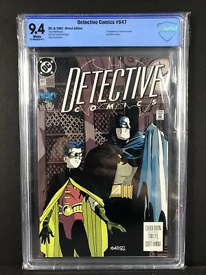 Buy Detective Comics #647 DC CBCS Graded 9.4 1st Appearance Stephanie Brown Spoiler • 76.25£