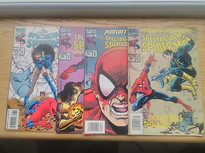 Buy The Spectacular Spider-Man X 4 # 209, 211, 212, 213 Marvel • 7.50£