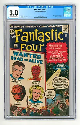 Buy Fantastic Four #7 CGC 3.0 G-VG First Kurrgo From Planet X • 349£