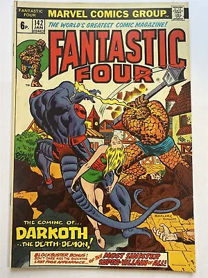 Buy FANTASTIC FOUR #142 Marvel Comics 1974 VF • 6.95£