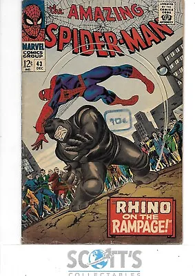 Buy Amazing Spider-man   #43   Vg/fn    1st Full Mary Jane  • 200£