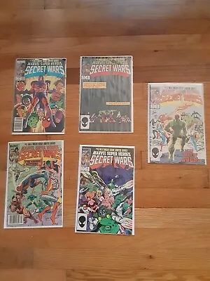 Buy Marvel Super Heroes Secret Wars Comics #2, 3, 4, 6, 11; Very Fine; Bundle Deal • 19.76£