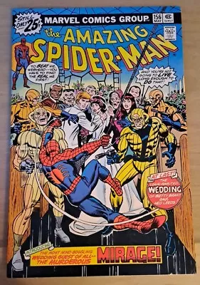 Buy Amazing Spider-man #156 Unstamped Cents Copy 1976 1st Appearance Mirage Free P&p • 18.95£