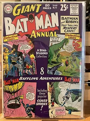 Buy Batman Annual #6 DC 1963 Comic /80 Page Giant  Robin's Mystery Castle • 23.75£