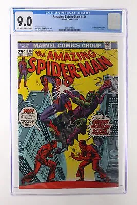 Buy Amazing Spider-Man #136 - Marvel Comics 1974 CGC 9.0 1st Harry Osborn As The New • 149.65£