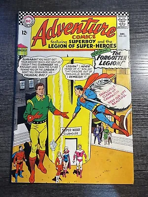 Buy Adventure Comics #351 1st Appearance Of White Witch! (DC 1966) FN/VF • 23.99£