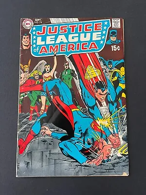 Buy Justice League Of America #74 - Larry Lance Apparent Death (DC, 1969) VG+ • 14.92£