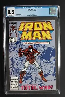Buy IRON MAN #225 ARMOUR WARS BEGINS MCU TV 1987 Dr Doom Stilt-Man Ant-Man CGC 8.5 • 60.05£
