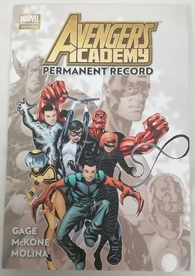 Buy GRAPHIC NOVEL - *1st Print HB* Avengers Academy V1 Permanent Record 2011 Marvel • 10£