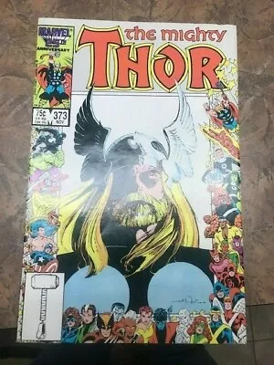 Buy 1986 Marvel Comics The Mighty Thor #373 25th Anniversary Cover  • 14.86£