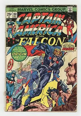 Buy Captain America #180 GD+ 2.5 1974 1st App. And Origin Nomad • 16.60£