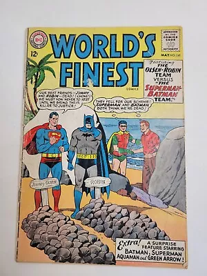 Buy 1964 DC World’s Finest #141 Batman Superman Robin Jimmy Olson Vintage Comic  • 15.82£