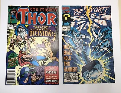 Buy The Mighty Thor #408 (1989) & The Mighty Thor #459 (1993) • 34.33£