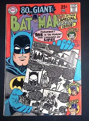 Buy Batman 80Pg. Giant #198 Silver Age DC Comics VG/F • 29.99£