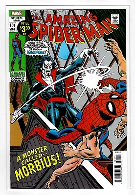 Buy Amazing Spider-Man_#101 Facsimile_NM 9.6+_1st Morbius Reprint_Marvel_cbx046 • 19.77£
