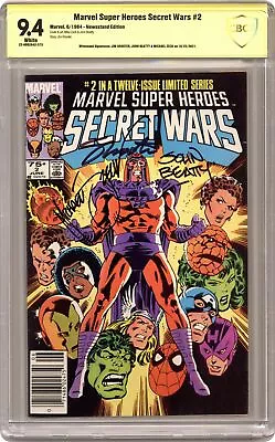 Buy Marvel Super Heroes Secret Wars #2D CBCS 9.4 Newsstand SS 1984 • 187.20£
