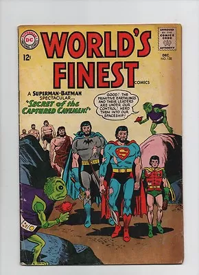 Buy World's Finest #138 - Superman Batman & Robin Captured - (Grade 4.0) 1963 • 11.73£