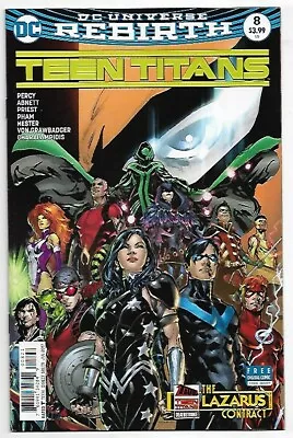 Buy Teen Titans #8 Rebirth Variant Cover NM (2017) DC Comics • 5£