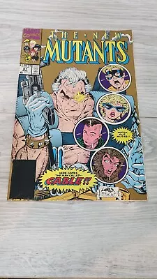 Buy THE NEW MUTANTS #87 2nd Print Gold X-Men Marvel Comics 1990 • 10£