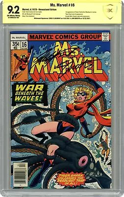 Buy Ms. Marvel #16 CBCS 9.2 Newsstand SS CLaremont/ Shooter 1978 22-0692A42-402 • 116.62£