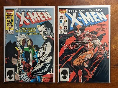 Buy Uncanny X-men #210 & # 212 • 15.04£