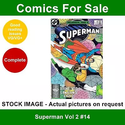 Buy DC Superman Vol 2 #14 Comic - VG/VG+ 01 February 1988 • 2.99£