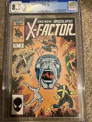 Buy X-Factor #6 - Marvel 1986 CGC 8.5 1st Full Appearance Of Apocalypse (En Sabah Nu • 35.58£