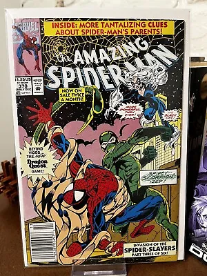 Buy Amazing Spider-Man #370 (Marvel Comics, 1992) Newsstand Variant VF/VF+ • 8.91£