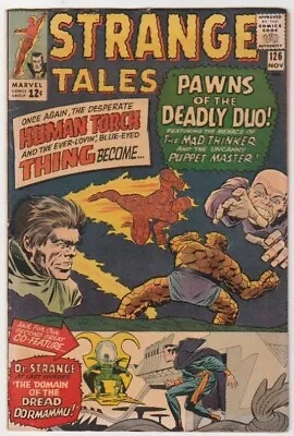Buy Strange Tales #126 (Marvel 1964) 1st Dormammu And Clea. Ditko Art VG+ (4.5) • 195£