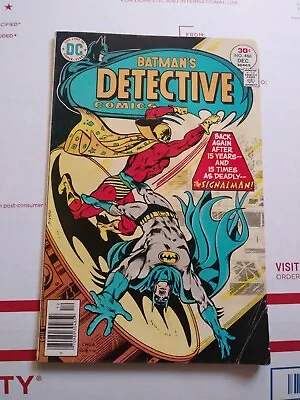 Buy Detective Comics #466 1st Modern Appearance Of Signalman DC Comics  • 5.54£