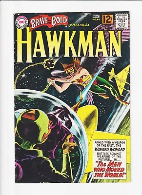 Buy Brave And The Bold #44 (1962 Hawkman Silver Age Comic Grey Tone Cover Joe Kubert • 71.26£