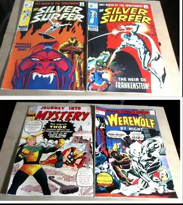 Buy Replica Covers SILVER SURFER 6+7 JOURNEY INTO MYSTERY 92 WEREWOLF BY 32 Copies • 23.99£