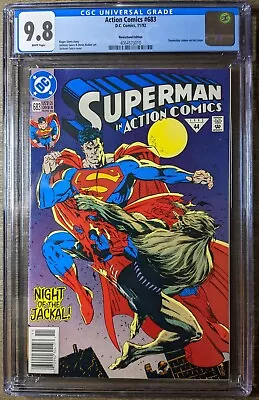 Buy Action Comics #683 - Cgc 9.8 - Rare Newsstand Edition - Doomsday Cameo Last Page • 128.12£
