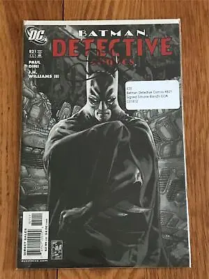 Buy Batman Detective Comics #821 Signed Simone Bianchi COA • 20£