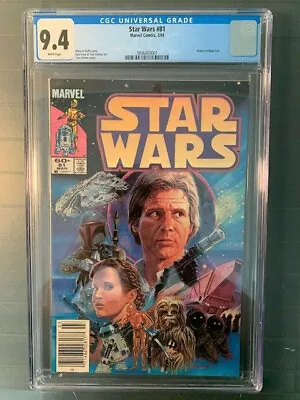 Buy Star Wars #81 NM CGC 9.4 Newsstand! Return Of Boba Fett! • 202.73£