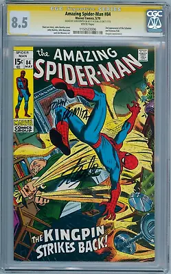 Buy Amazing Spider-man #84 Cgc 8.5 Signature Series Signed Stan Lee John Romita Sr • 999.95£