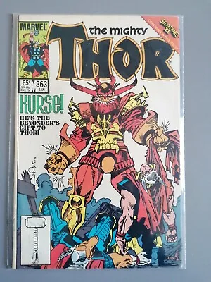 Buy Thor The Mighty #363 Vol 1 Marvel Secret Wars Simonson January 1986 • 5.45£