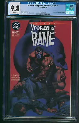 Buy Batman: Vengeance Of Bane Special #1 CGC 9.8 WP DC Comics 1993 New Slab • 258.12£