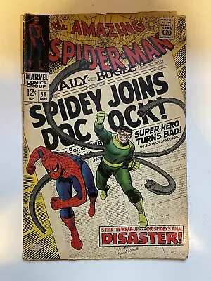 Buy The Amazing Spider-Man #56 Marvel Comics First Appearance Of Captain Stacy Key • 51.39£